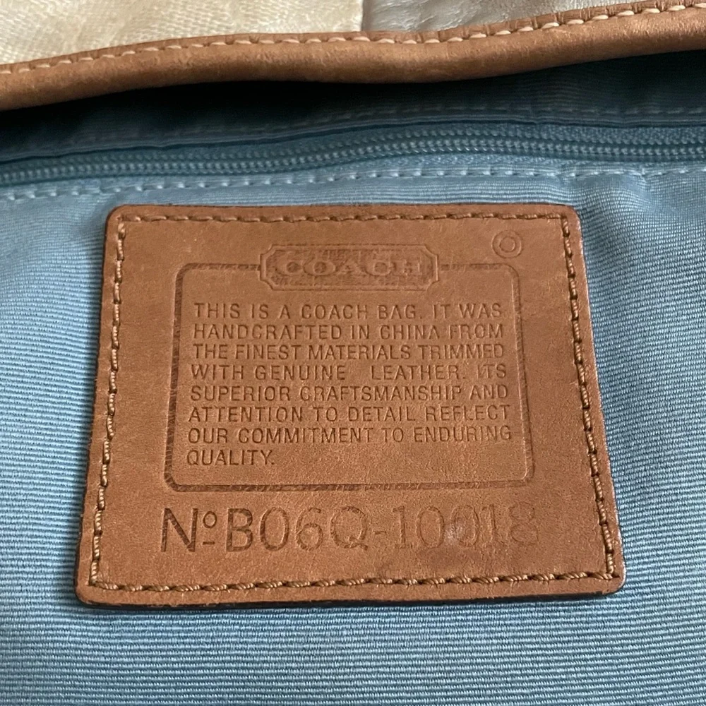 Vintage Coach Patchwork 10018 Multicolor Shoulder Bag - Picture 9 of 9